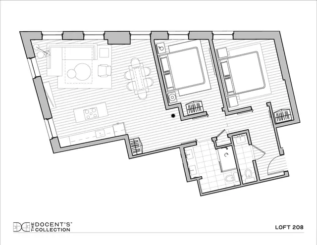 Two Bedroom Loft — apartment at The Docents Collection, Portland — photo 5 of 5