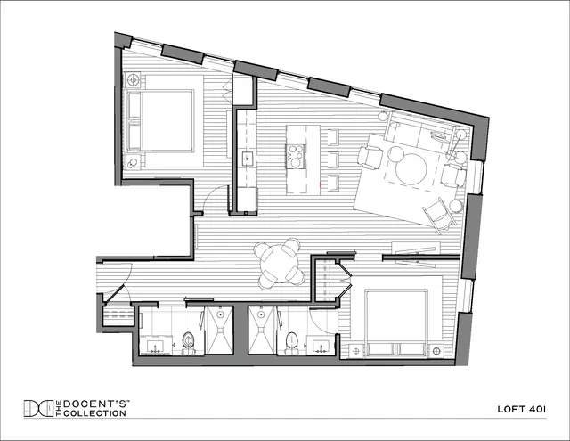 Two Bedroom Loft — apartment at The Docents Collection, Portland — photo 7 of 7