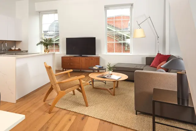Two Bedroom Loft with Washer and Dryer – The Docents Collection