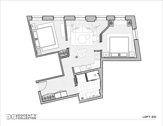 Two Bedrooms Loft — apartment at The Docents Collection, Portland — photo 6 of 6