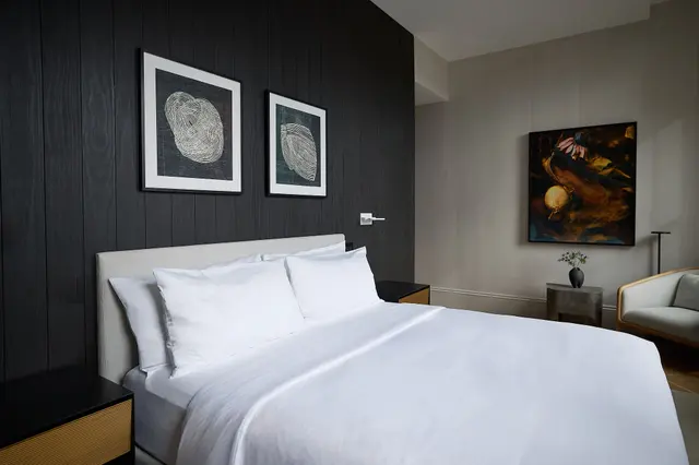 Your fall stay, designed for slow mornings and cozy evenings. — apartment at The Docents Collection, Portland — photo 6 of 9