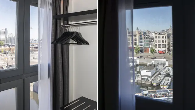 Cube | Corner with canal view – THIS HO(S)TEL