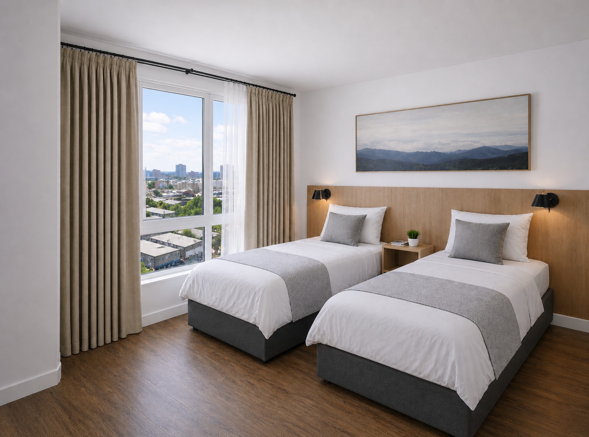 Double or Twin Room — room at Tower Hotel Frankfurt, Frankfurt — photo 3 of 5