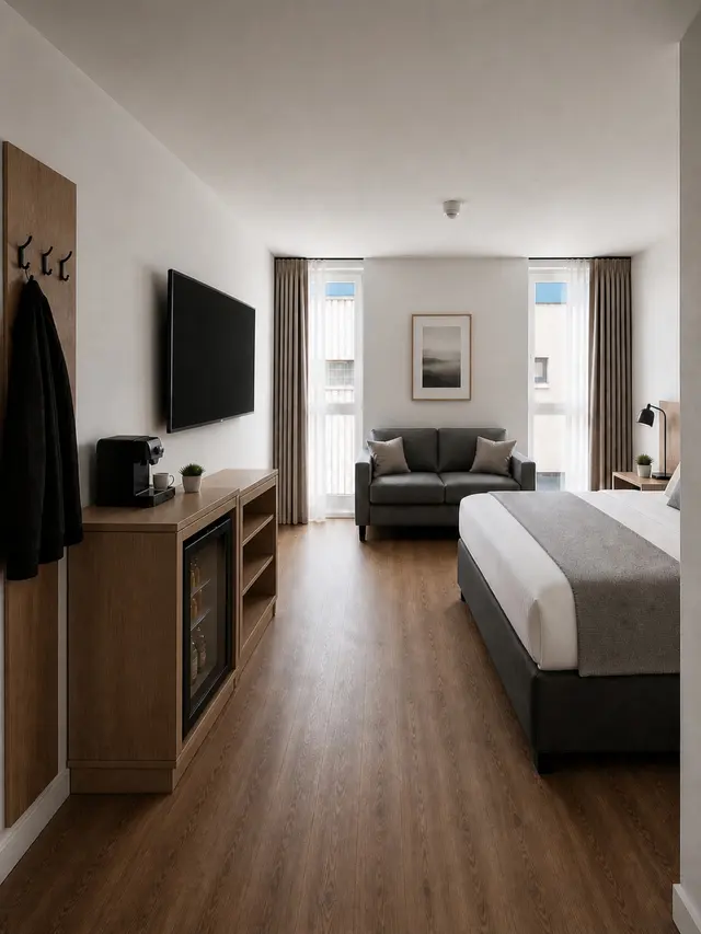Large Double Room – Tower Hotel Frankfurt