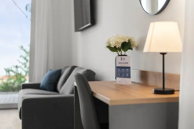 Tripple Room | Barrier free with terrace — room at Tower Hotel Frankfurt, Frankfurt — photo 5 of 12