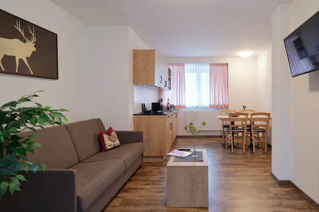 1 Bedroom Apartment M | Ground floor | PL — accommodation at Wellness Aparthotel Panorama Alpin und Pitztal Living, Jerzens im Pitztal — photo 2 of 6