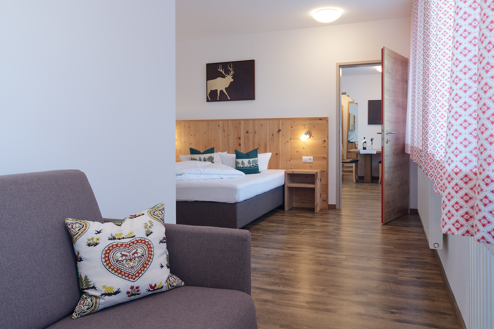 1 Schlafzimmer Apartment M | Talblick — Wellness Aparthotel Panorama Alpin und Pitztal Living, Jerzens im Pitztal (6/8)