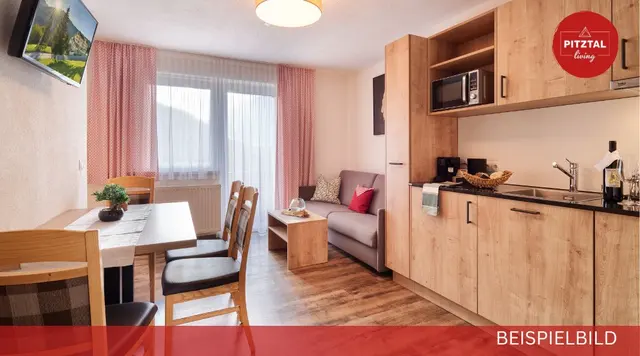1 Bedroom Apartment S | Living – Wellness Aparthotel Panorama Alpin und Pitztal Living