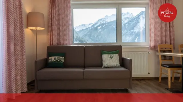 1 Bedroom Apartment S | South facing | PL – Wellness Aparthotel Panorama Alpin und Pitztal Living