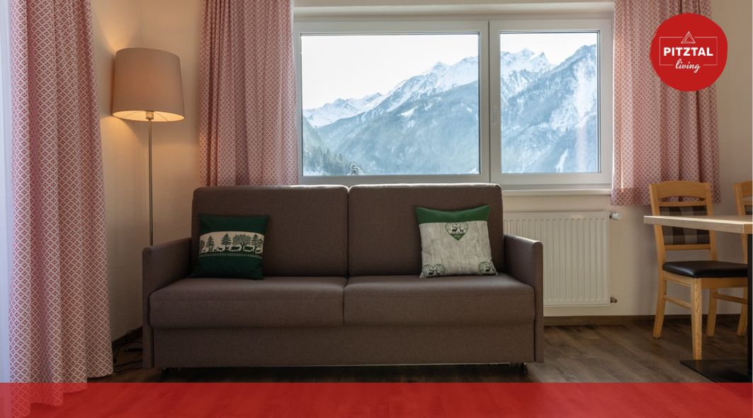1 Bedroom Apartment S | South facing | PL – Wellness Aparthotel Panorama Alpin und Pitztal Living