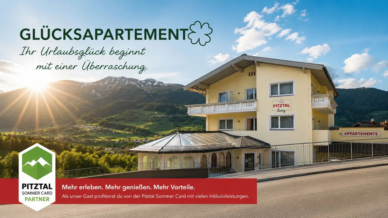  Lucky Bookings with apartment | Living 🍀 – Wellness Aparthotel Panorama Alpin und Pitztal Living Jerzens im Pitztal