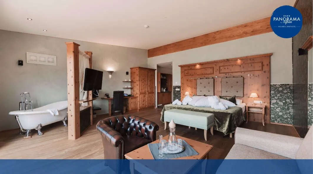 Studio Wellness | Large terrace, private sauna, panorama view – Wellness Aparthotel Panorama Alpin und Pitztal Living Jerzens im Pitztal