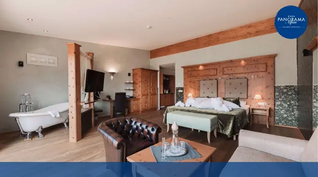 Studio Wellness | Large terrace, private sauna, panorama view – Wellness Aparthotel Panorama Alpin und Pitztal Living