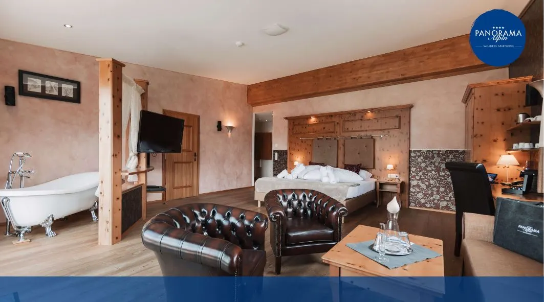 Studio Wellness | Large terrace, private sauna, panorama view – Wellness Aparthotel Panorama Alpin und Pitztal Living Jerzens im Pitztal