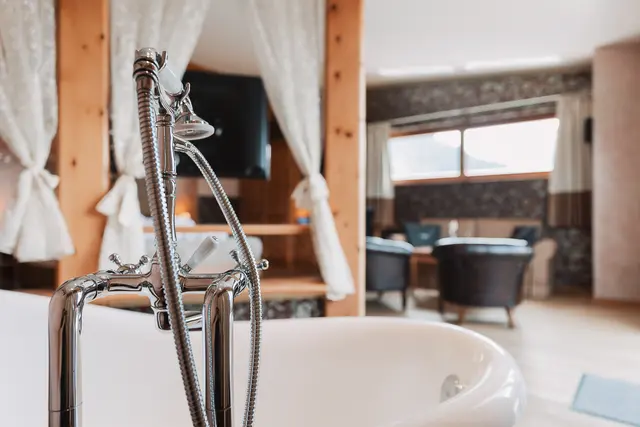 Studio Wellness | Large terrace, private sauna, panorama view — accommodation at Wellness Aparthotel Panorama Alpin und Pitztal Living, Jerzens im Pitztal — photo 6 of 8